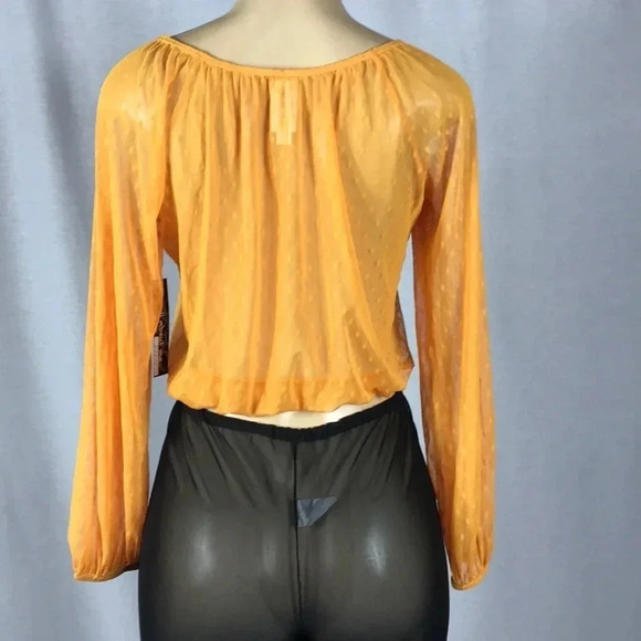 Topia mesh long sleeve crop top size small - Picture 3 of 3